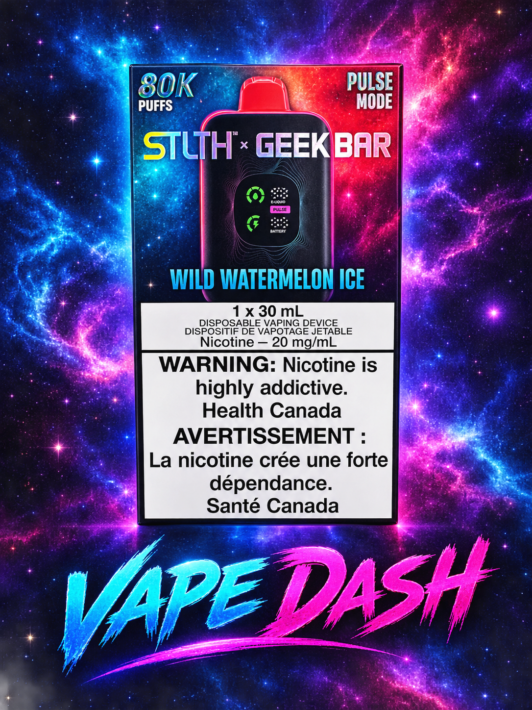 STLTH X GEEK BAR - WILD WATERMELON ICE